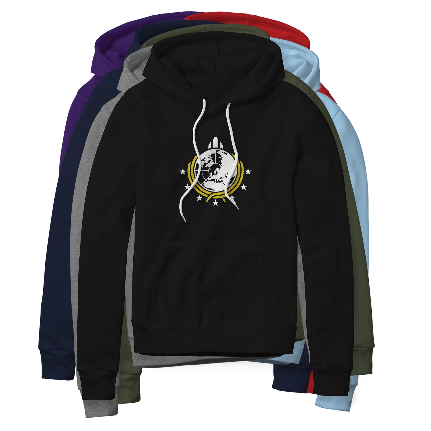 Super Earth Logo : Helldiver Game, Fleece Hoodie