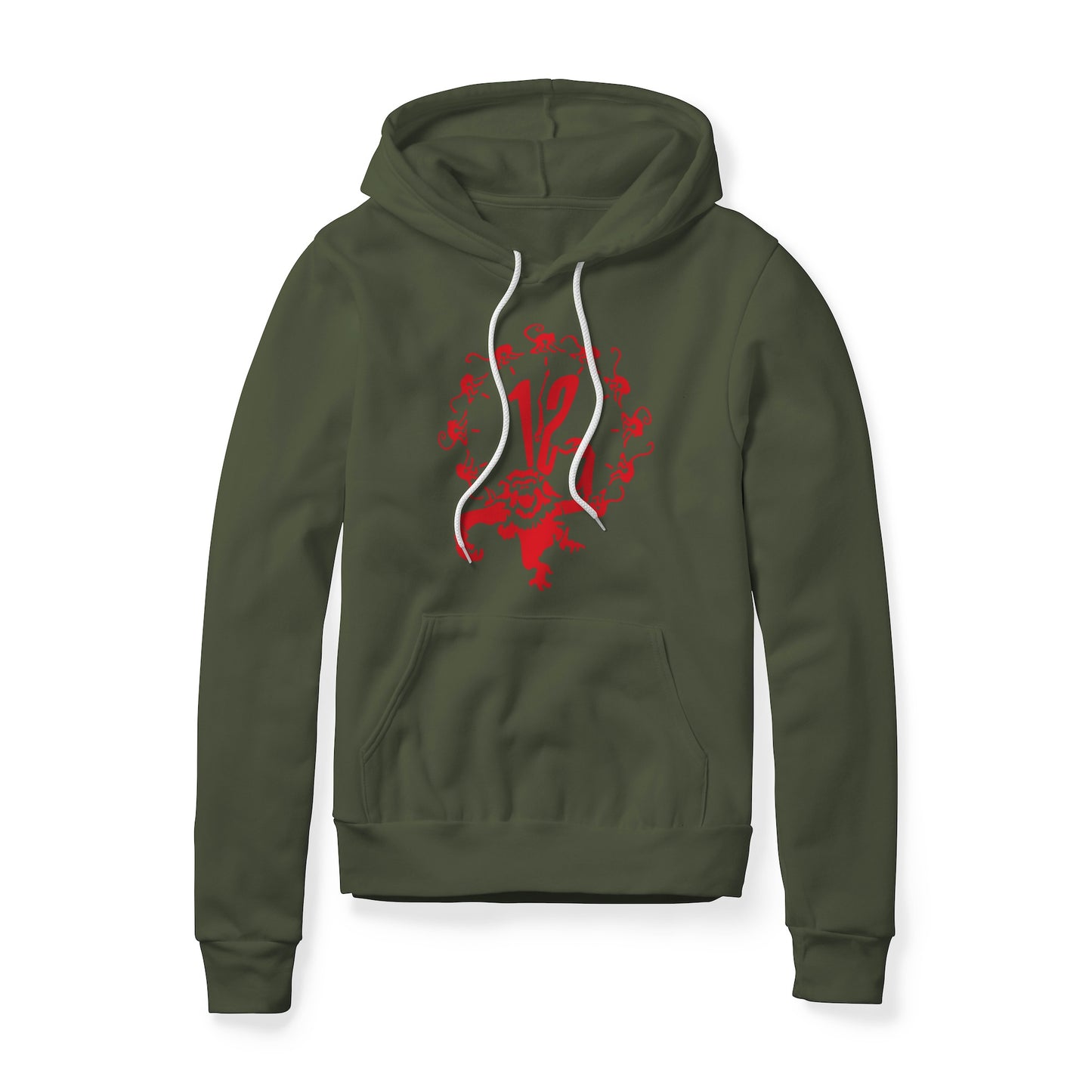 Army Of The Twelve Monkeys Logo : 12 Monkeys Movie, Fleece Hoodie
