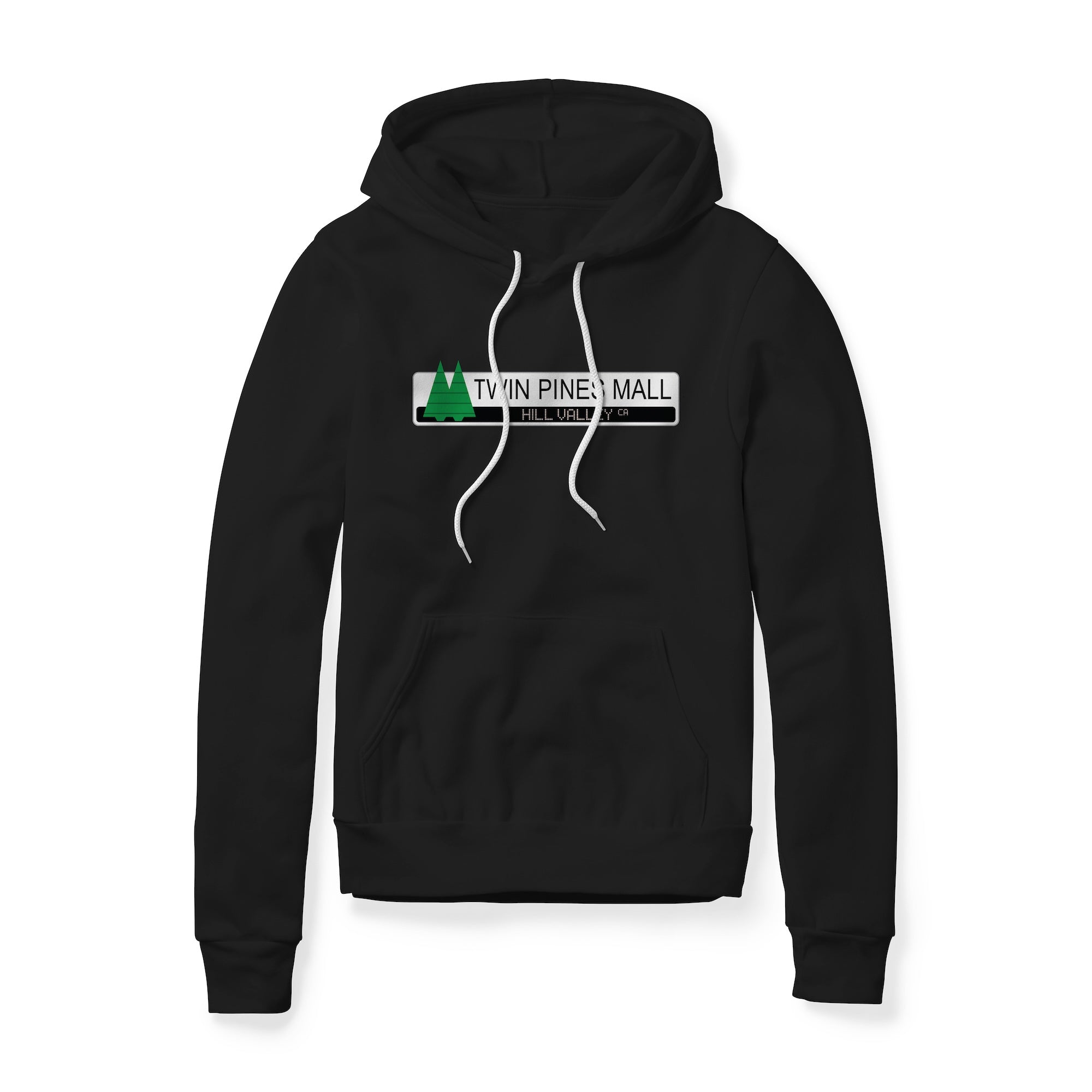Twin Pines Mall Logo : Back To The Future Movie, Fleece Hoodie