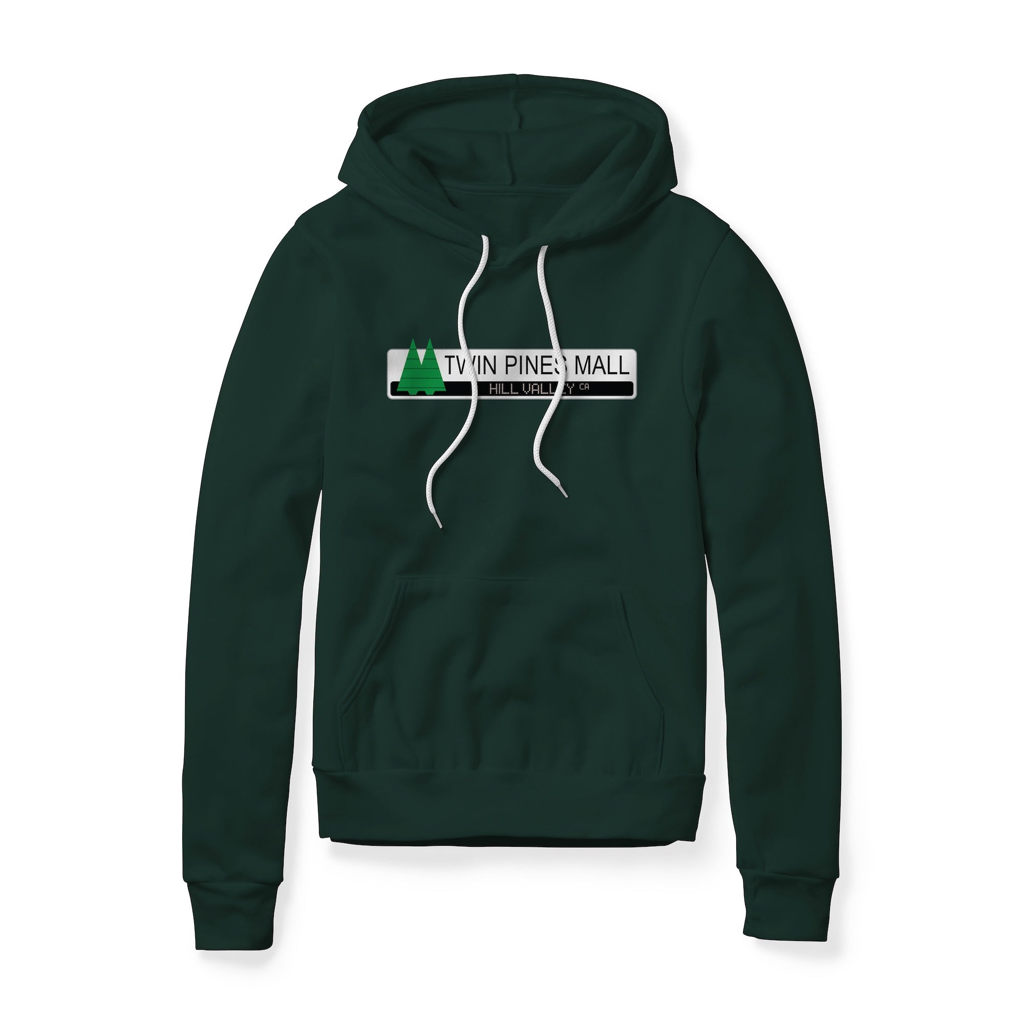 Twin Pines Mall Logo : Back To The Future Movie, Fleece Hoodie