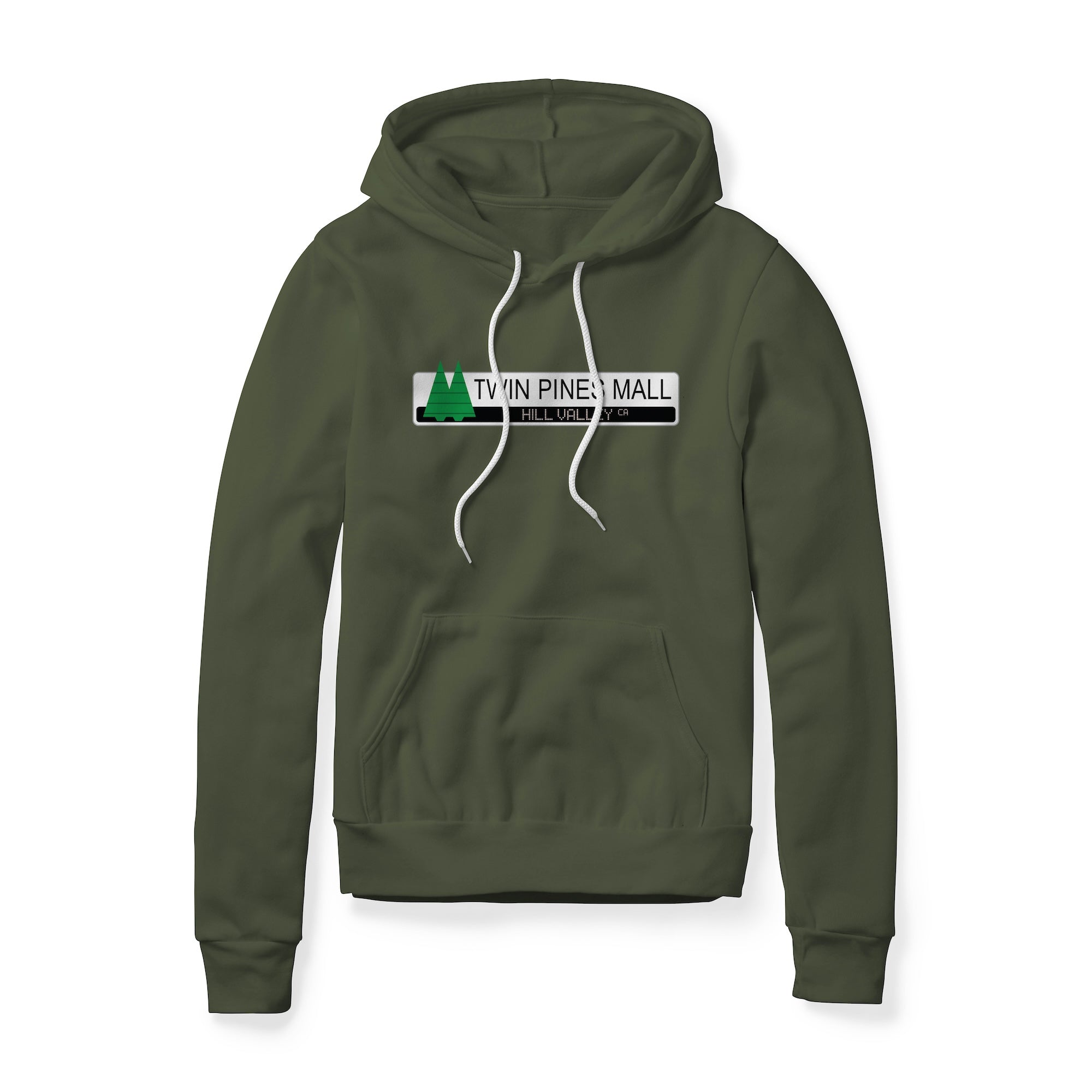 Twin Pines Mall Logo : Back To The Future Movie, Fleece Hoodie