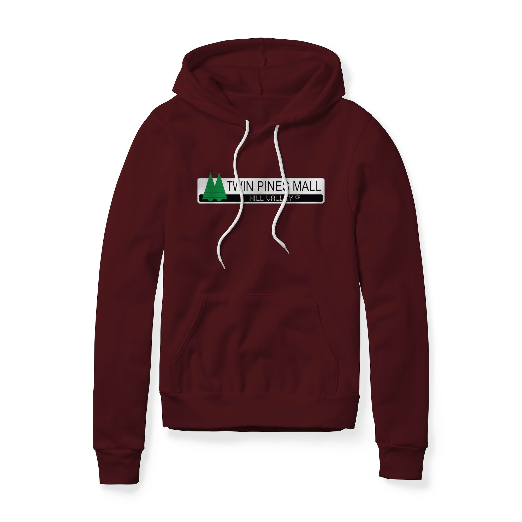 Twin Pines Mall Logo : Back To The Future Movie, Fleece Hoodie