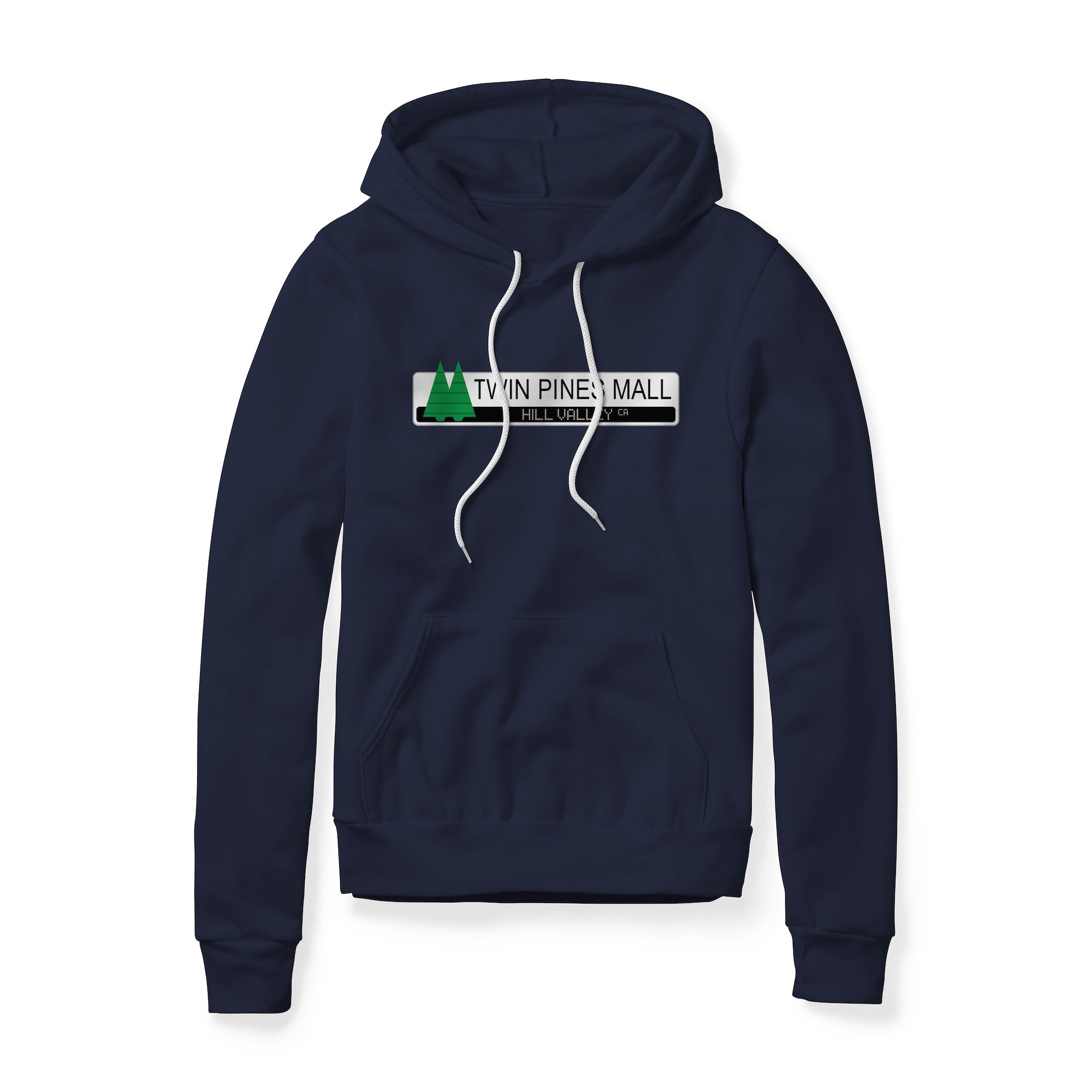 Twin Pines Mall Logo : Back To The Future Movie, Fleece Hoodie
