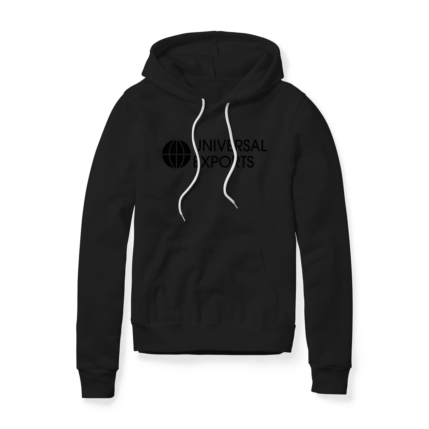 Universal Exports Logo (Black) : James Bond Movie, Fleece Hoodie
