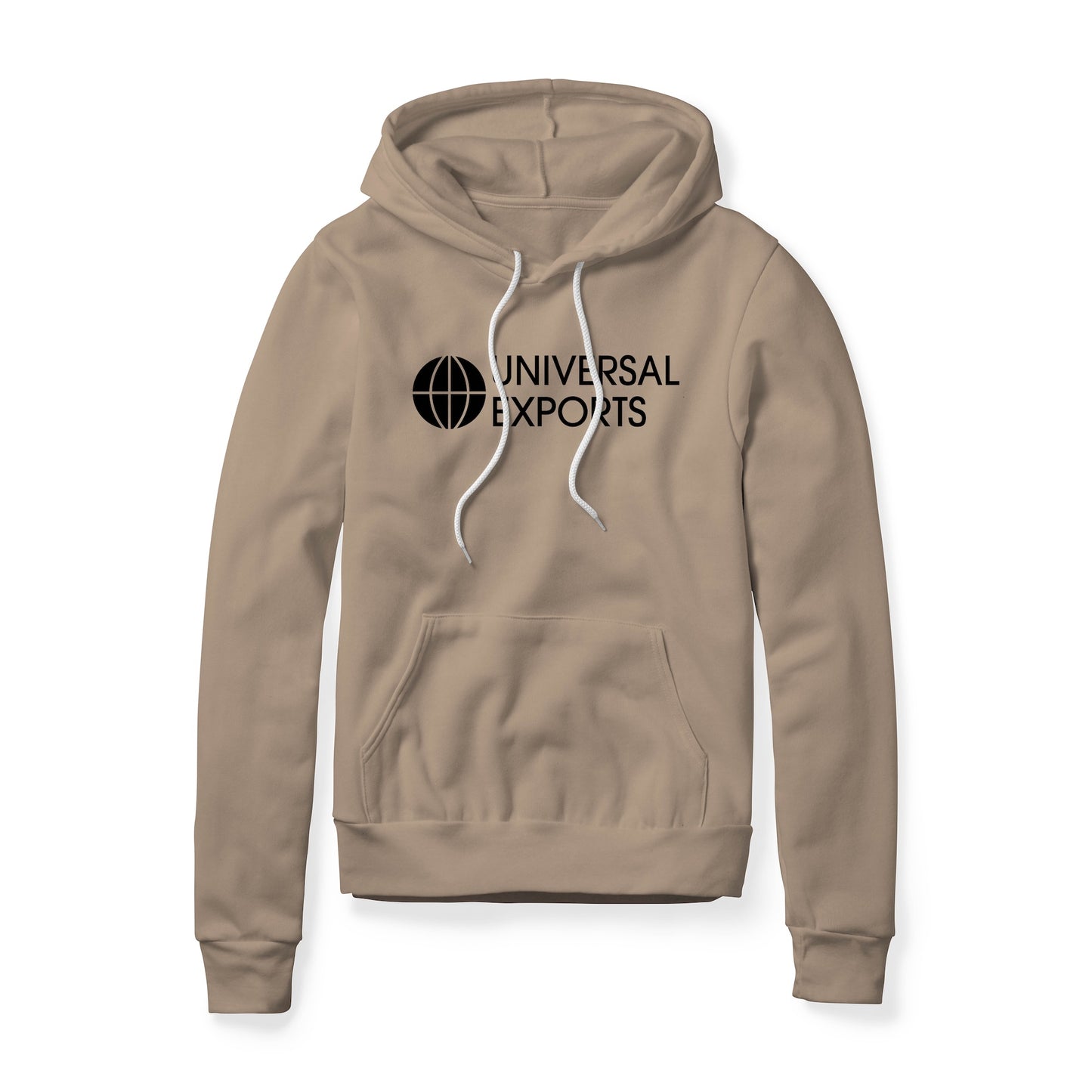 Universal Exports Logo (Black) : James Bond Movie, Fleece Hoodie