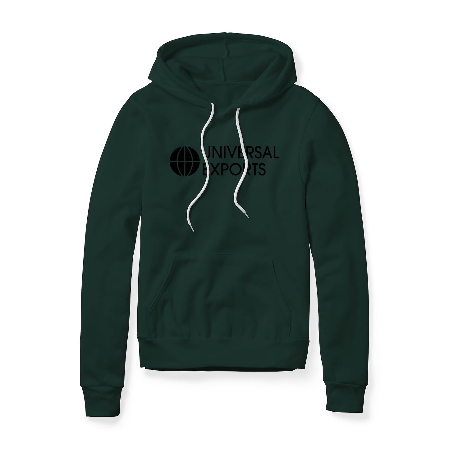 Universal Exports Logo (Black) : James Bond Movie, Fleece Hoodie