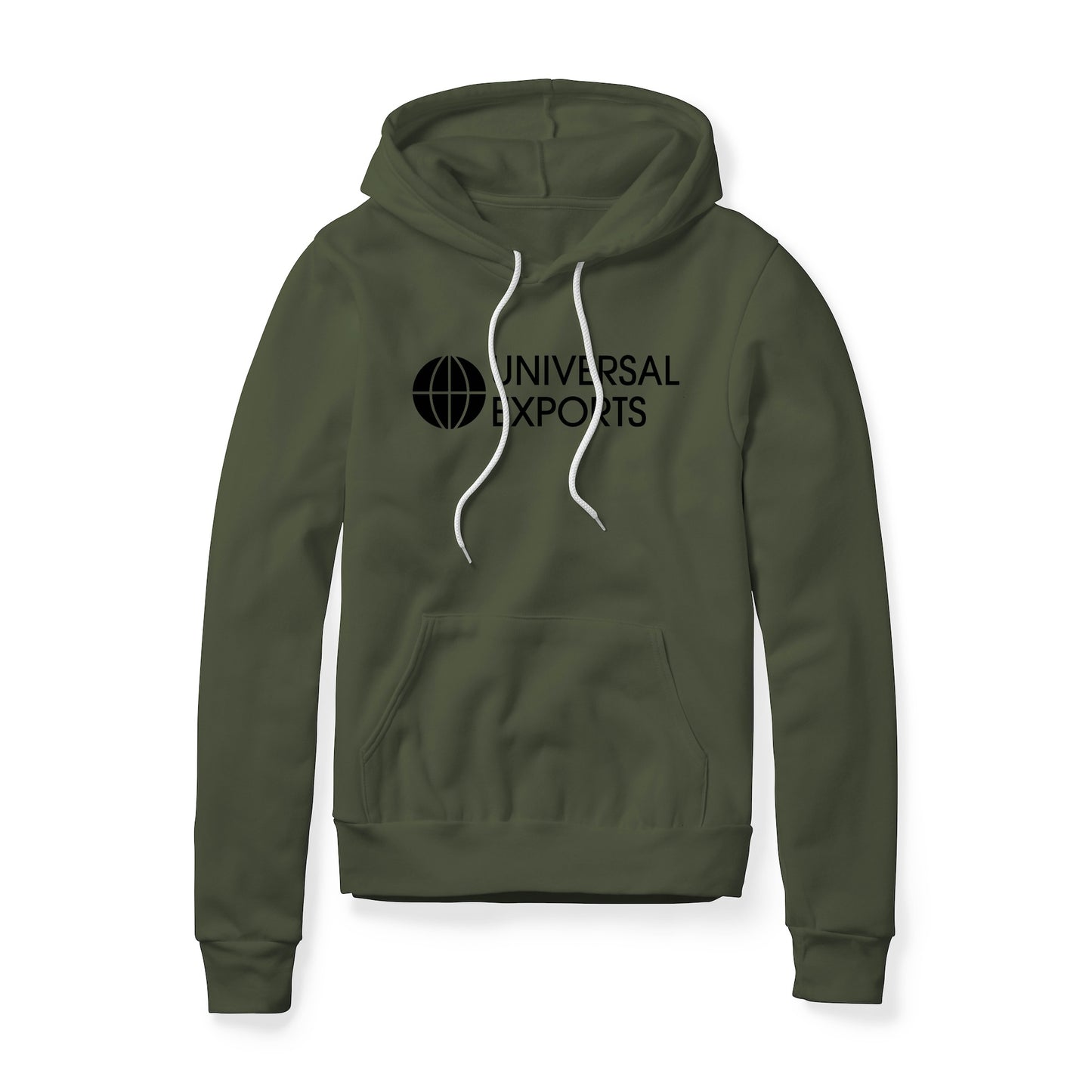 Universal Exports Logo (Black) : James Bond Movie, Fleece Hoodie