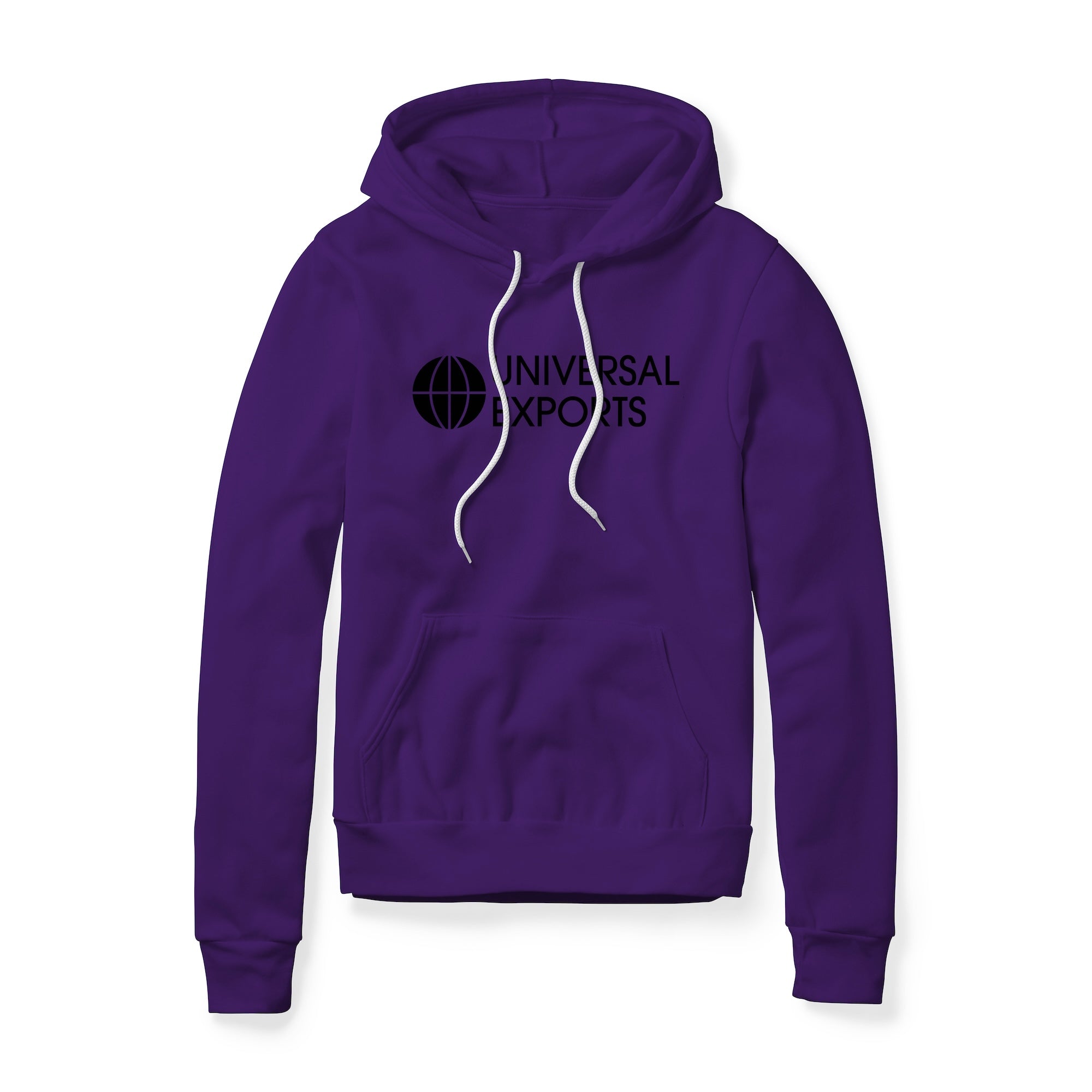 Universal Exports Logo (Black) : James Bond Movie, Fleece Hoodie
