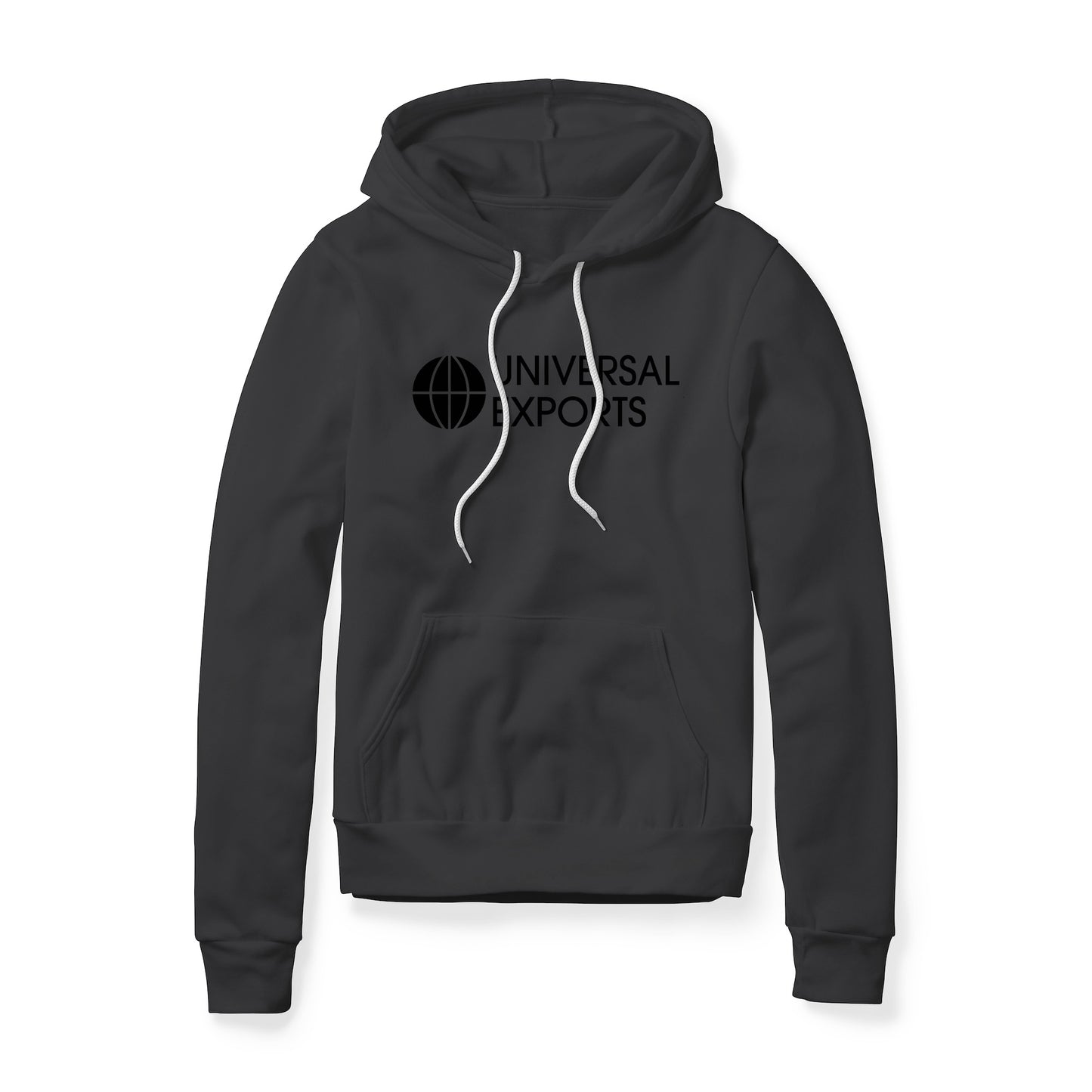 Universal Exports Logo (Black) : James Bond Movie, Fleece Hoodie