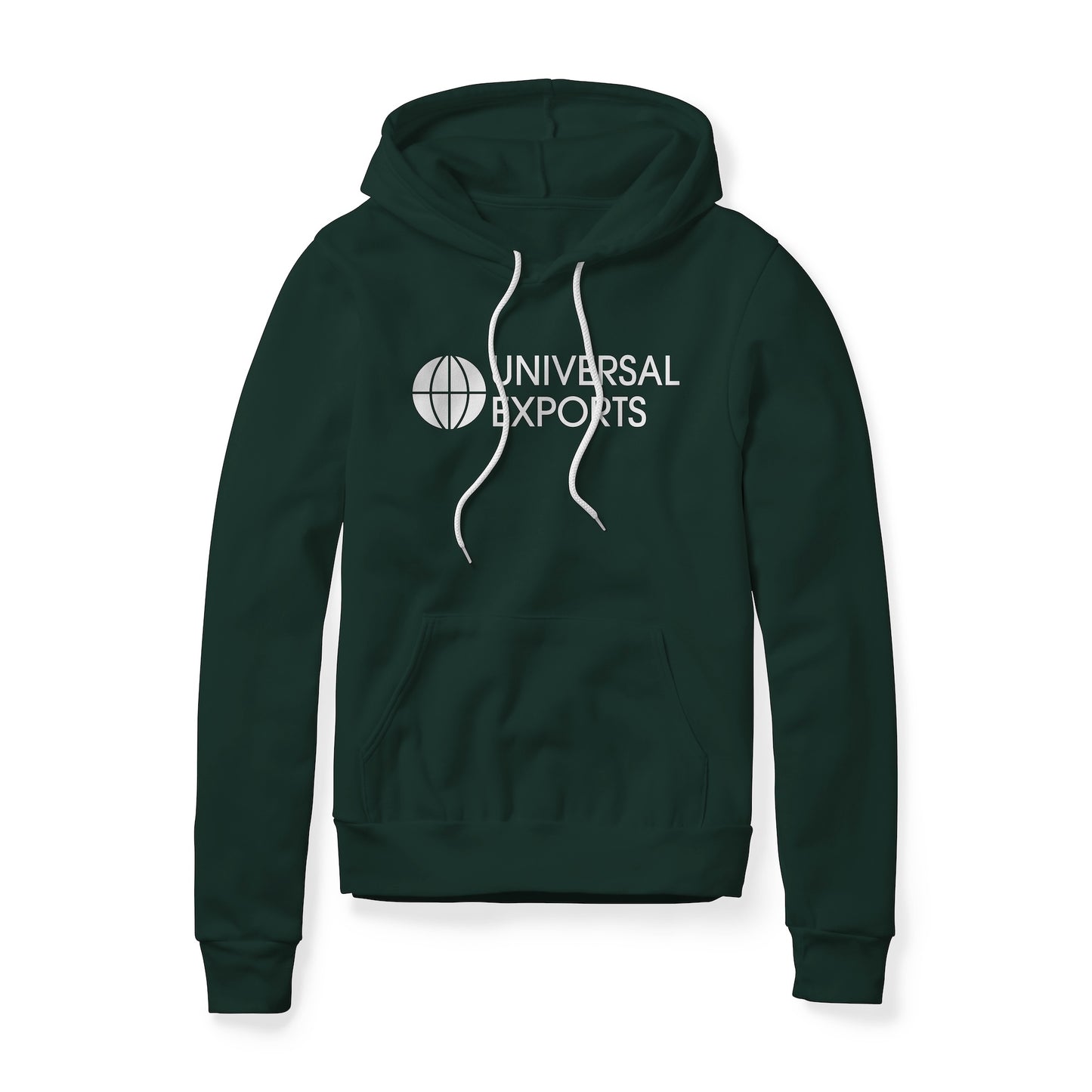 Universal Exports Logo (White) : James Bond Movie, Fleece Hoodie