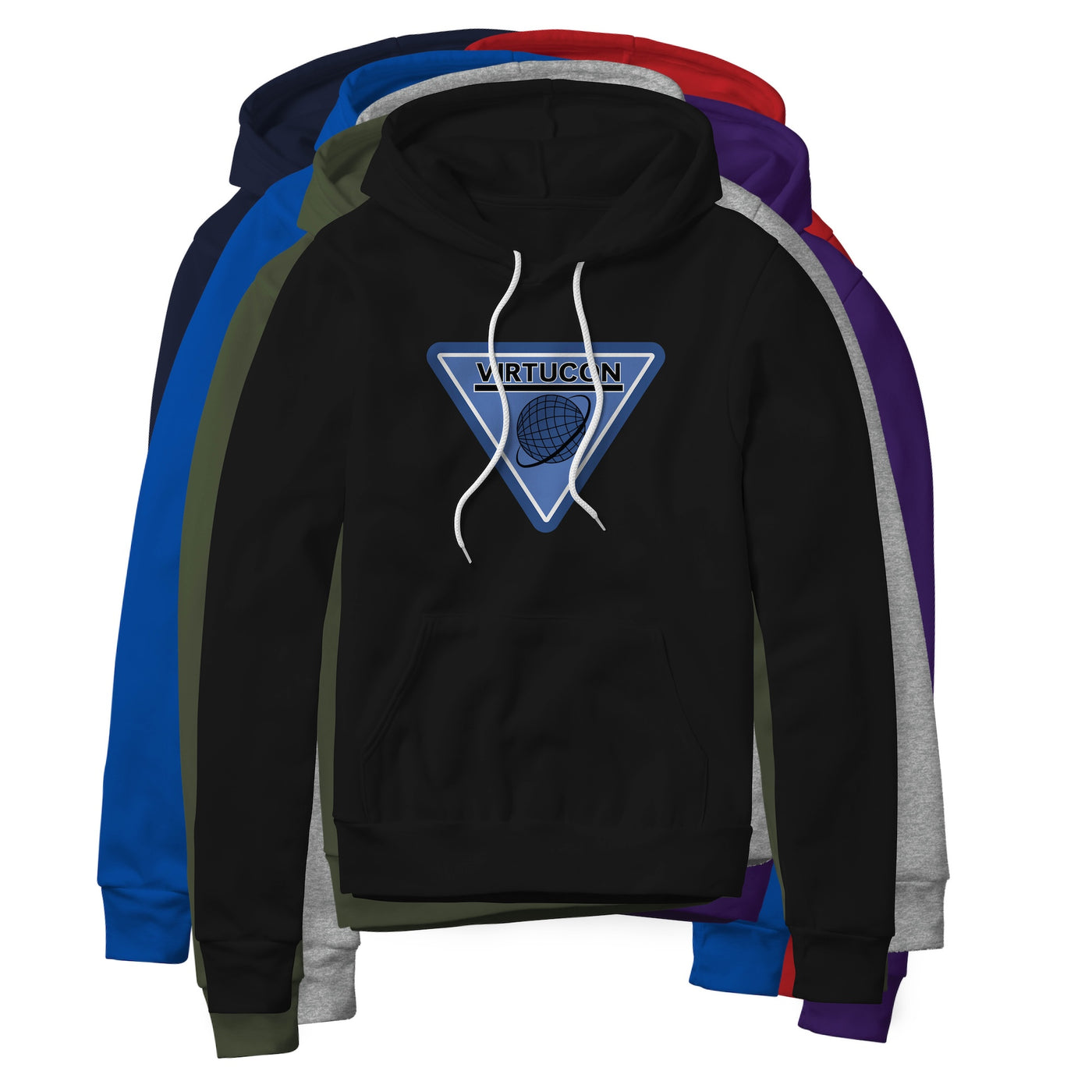 Virtucon Logo : Austin Powers Movie, Fleece Hoodie