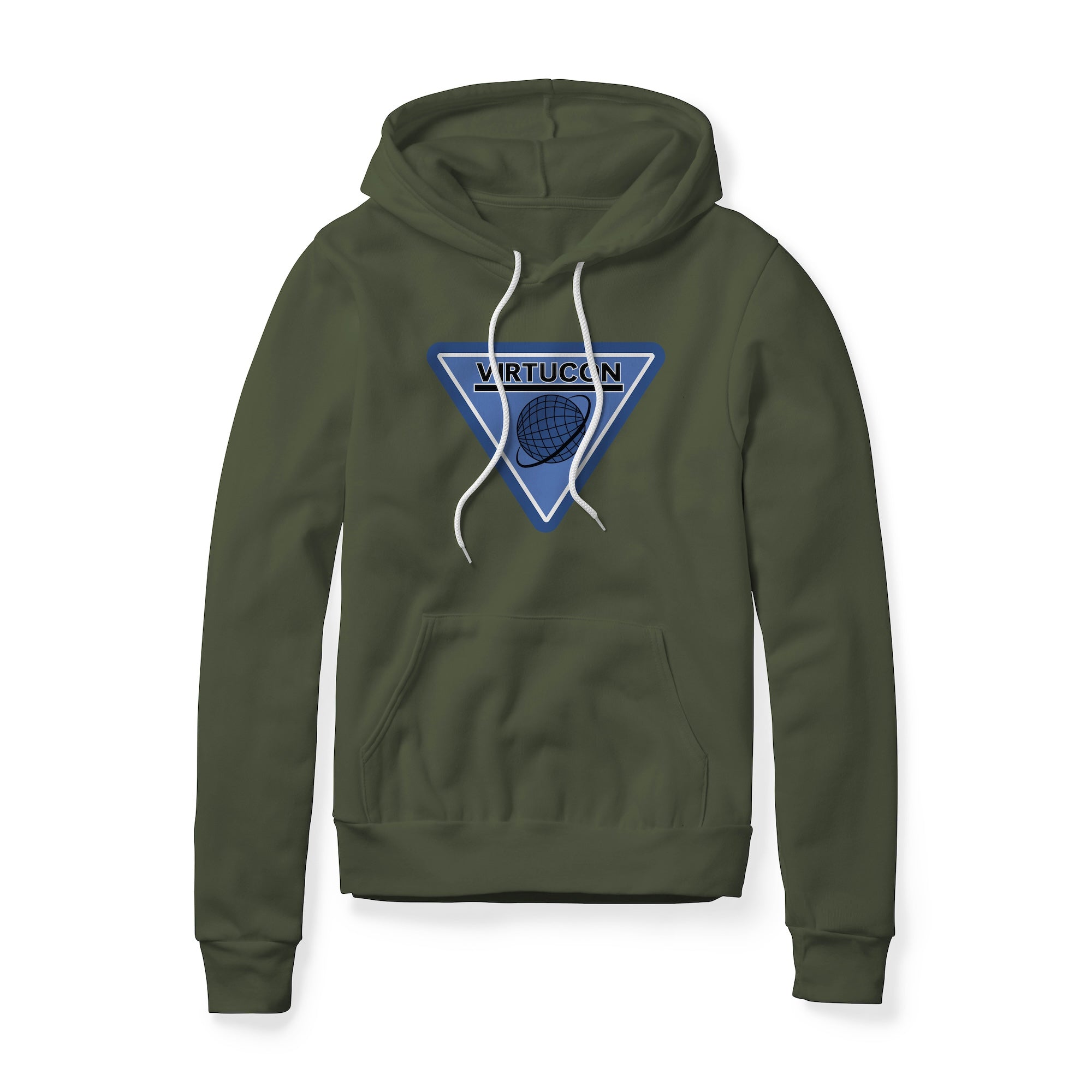 Virtucon Logo : Austin Powers Movie, Fleece Hoodie