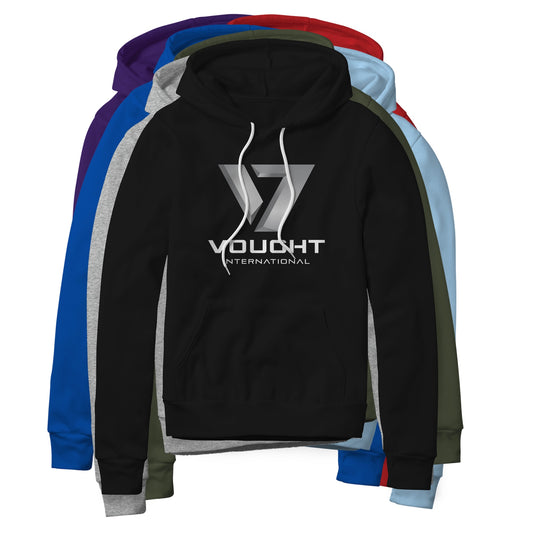 Vought International Logo : The Boys Show, Fleece Hoodie