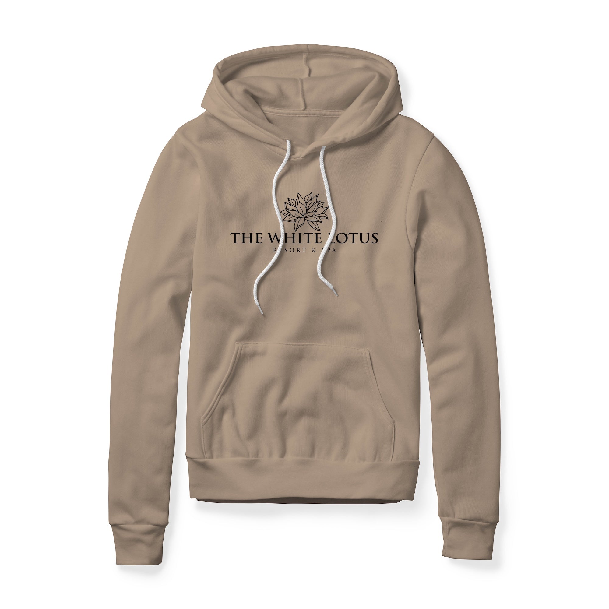 White Lotus Logo (Black) : White Lotus Show, Fleece Hoodie