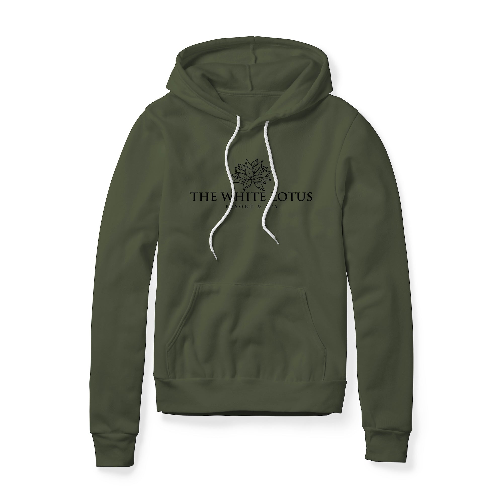 White Lotus Logo (Black) : White Lotus Show, Fleece Hoodie