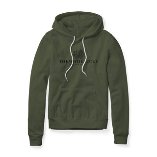 White Lotus Logo (Black) : White Lotus Show, Fleece Hoodie