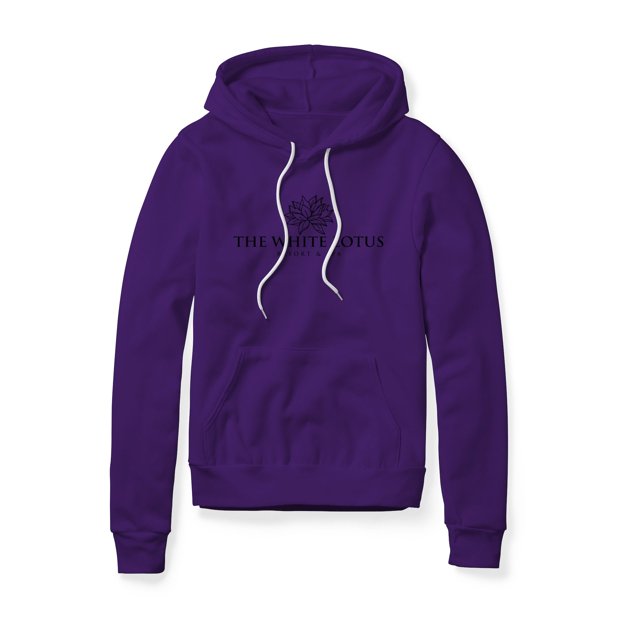White Lotus Logo (Black) : White Lotus Show, Fleece Hoodie