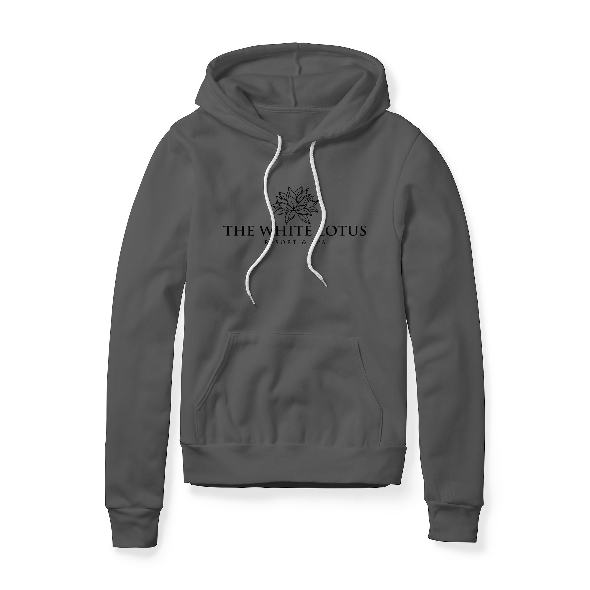 White Lotus Logo (Black) : White Lotus Show, Fleece Hoodie