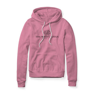 White Lotus Logo (Black) : White Lotus Show, Fleece Hoodie