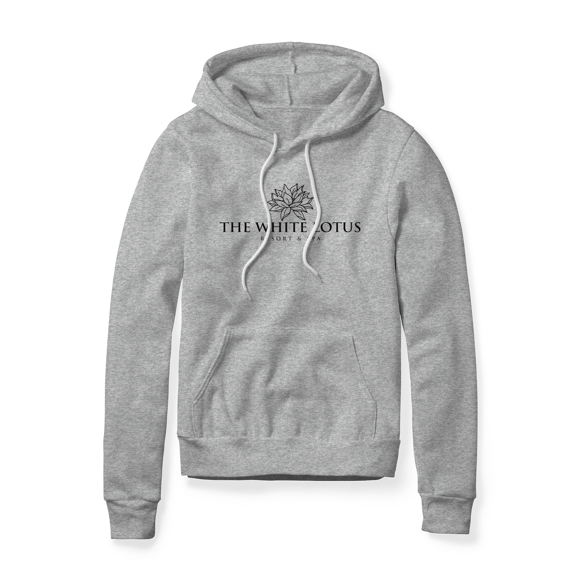 White Lotus Logo (Black) : White Lotus Show, Fleece Hoodie