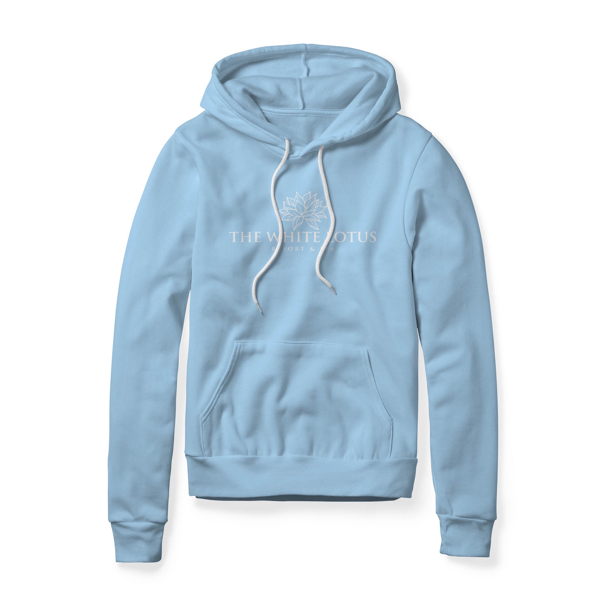 White Lotus Logo (White) : White Lotus Show, Fleece Hoodie