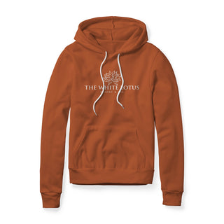 White Lotus Logo (White) : White Lotus Show, Fleece Hoodie