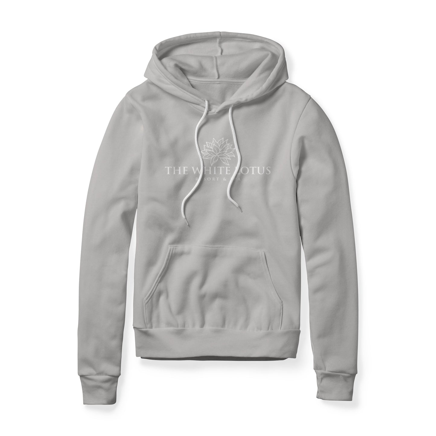 White Lotus Logo (White) : White Lotus Show, Fleece Hoodie