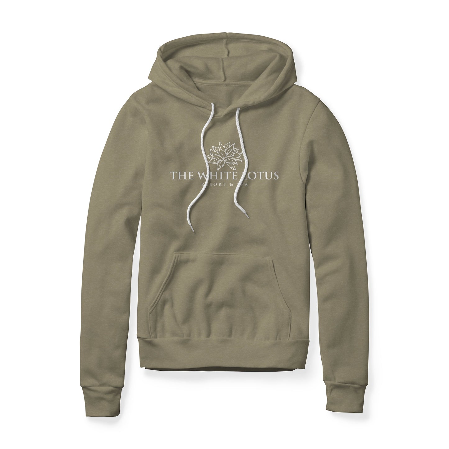 White Lotus Logo (White) : White Lotus Show, Fleece Hoodie