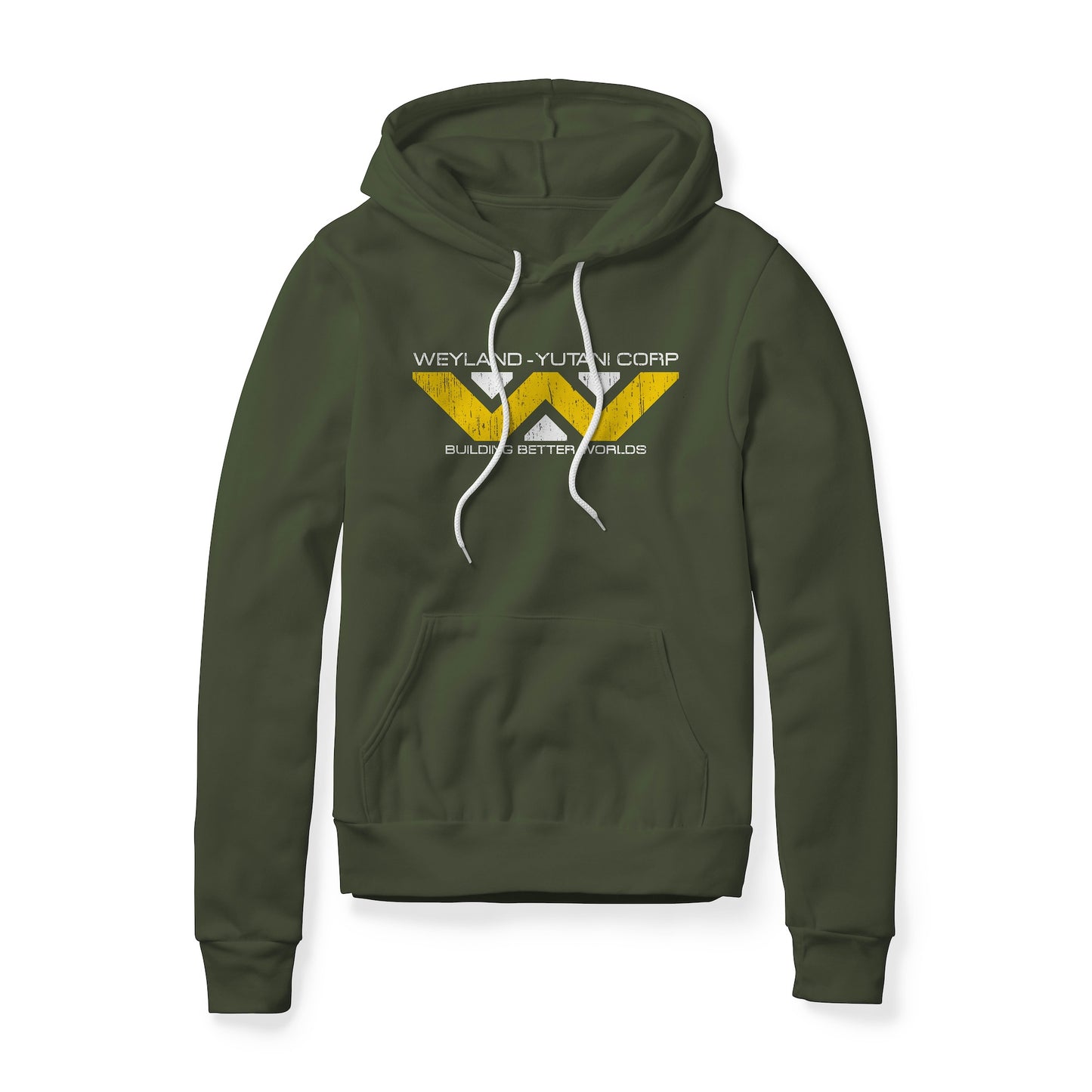 Weyland-Yutani Distressed Logo : Alien Movie, Fleece Hoodie