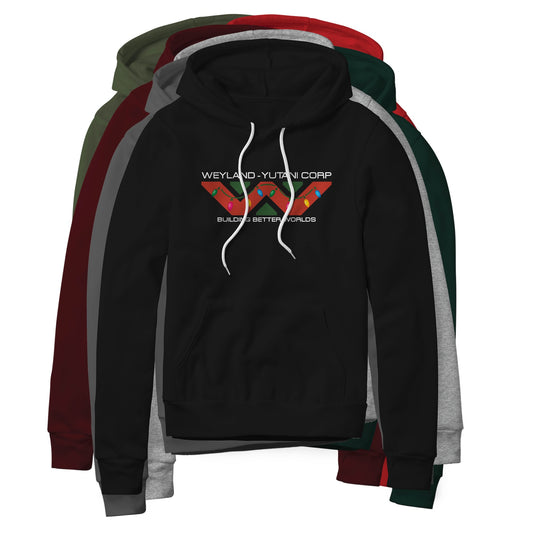 Weyland-Yutani Logo (Christmas Edition) : Alien Movie, Fleece Hoodie