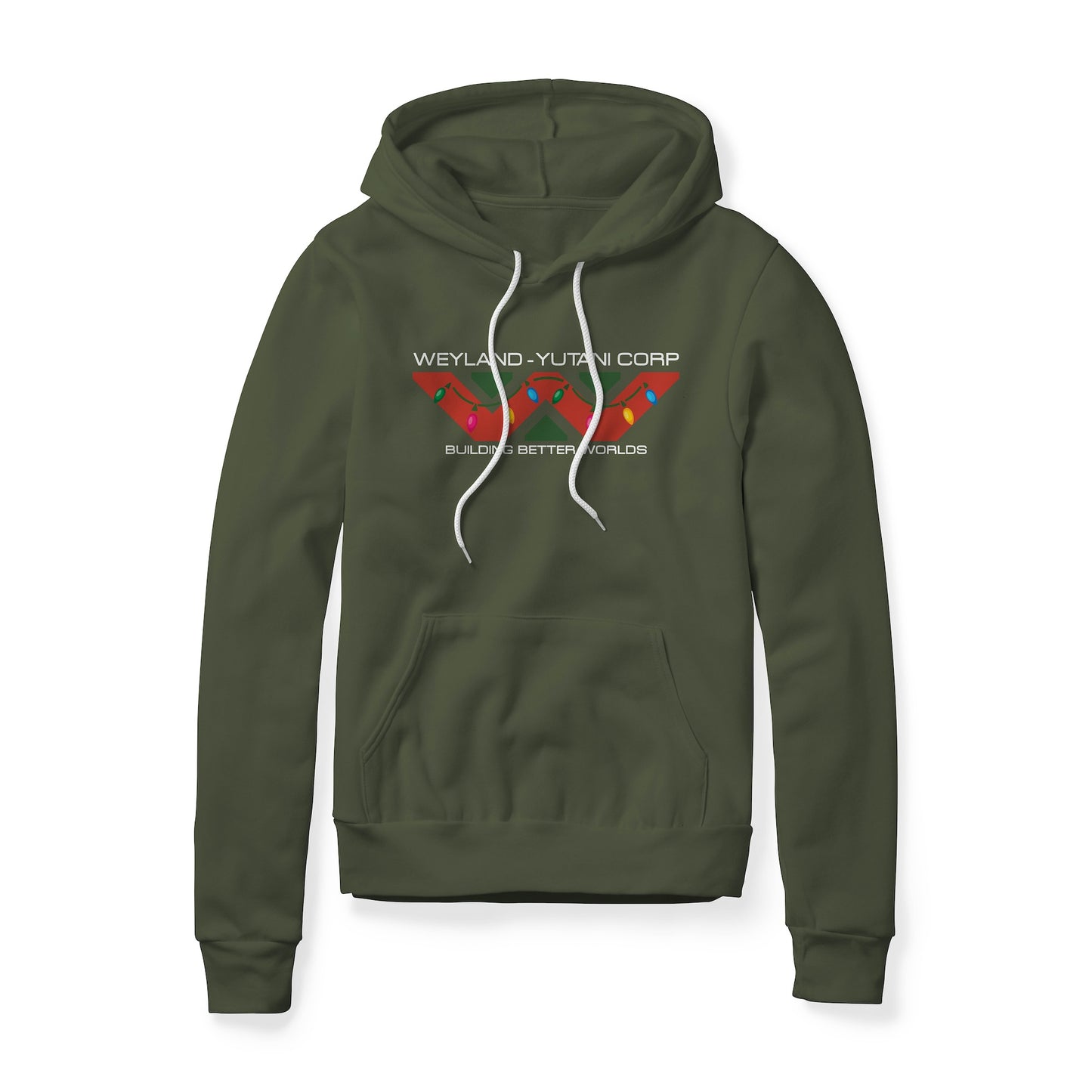 Weyland-Yutani Logo (Christmas Edition) : Alien Movie, Fleece Hoodie