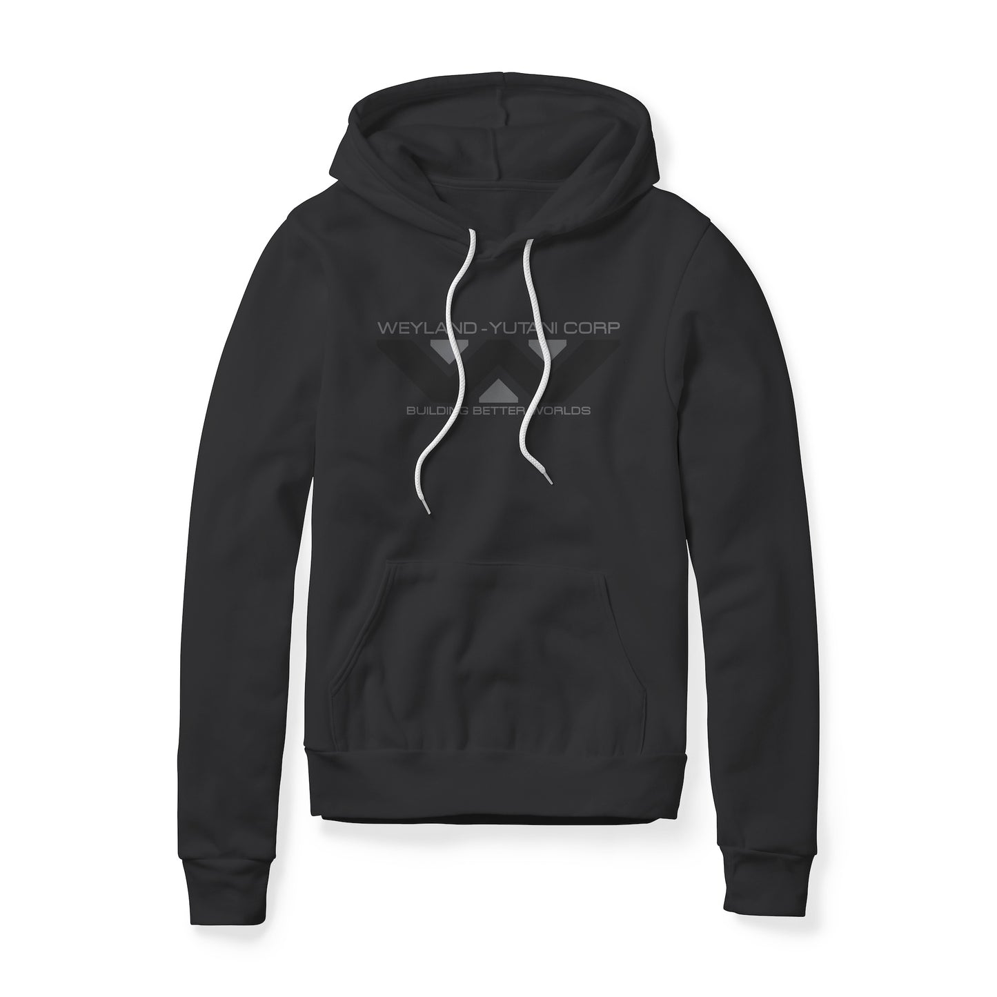 Weyland-Yutani Logo (Black Edition) : Alien Movie, Fleece Hoodie
