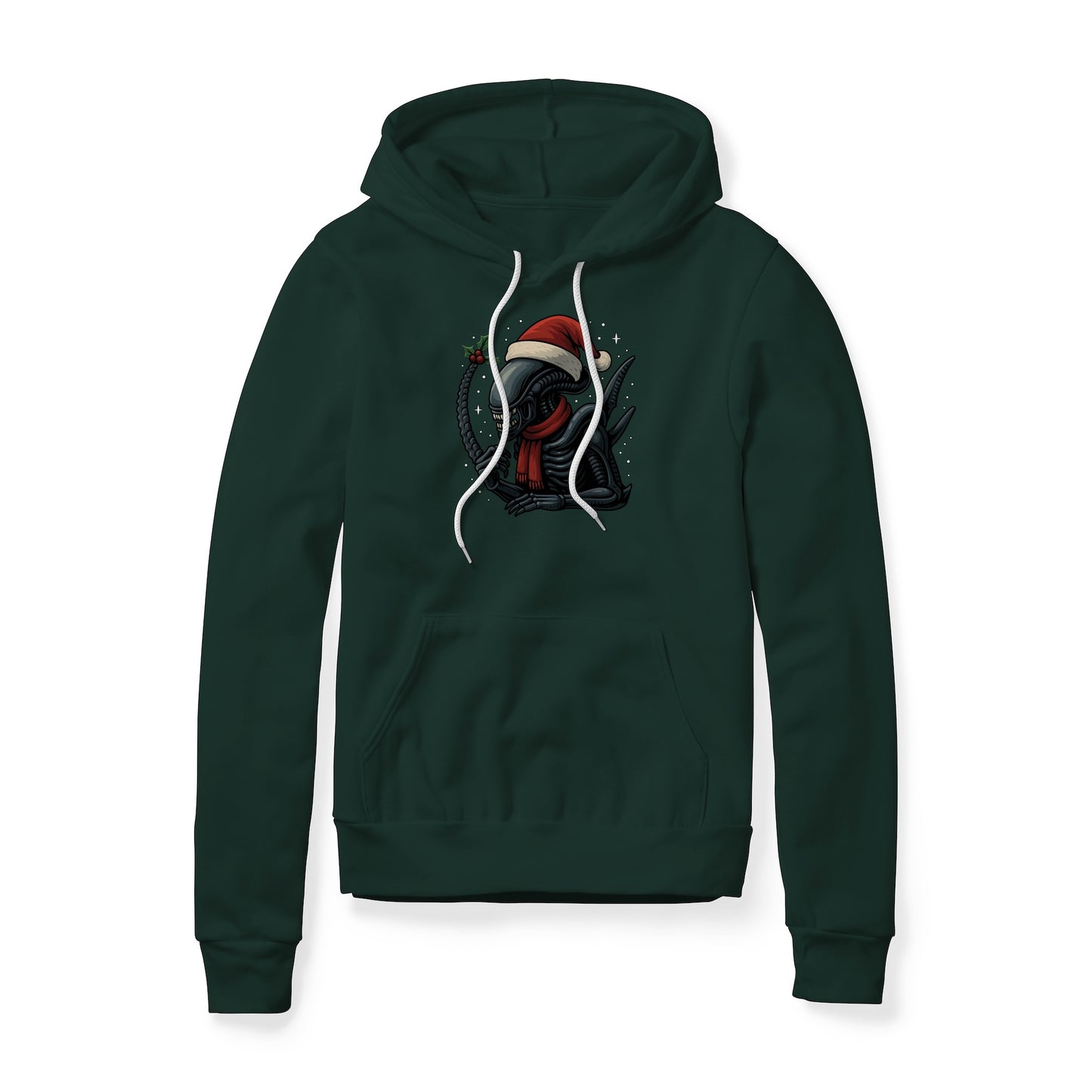 Xenomorph (Christmas Edition) : Alien Movie, Fleece Hoodie