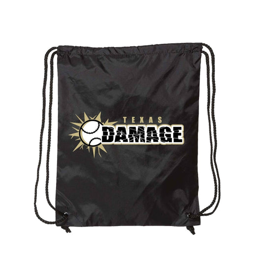 Texas Damage Drawstring Backpack Bag