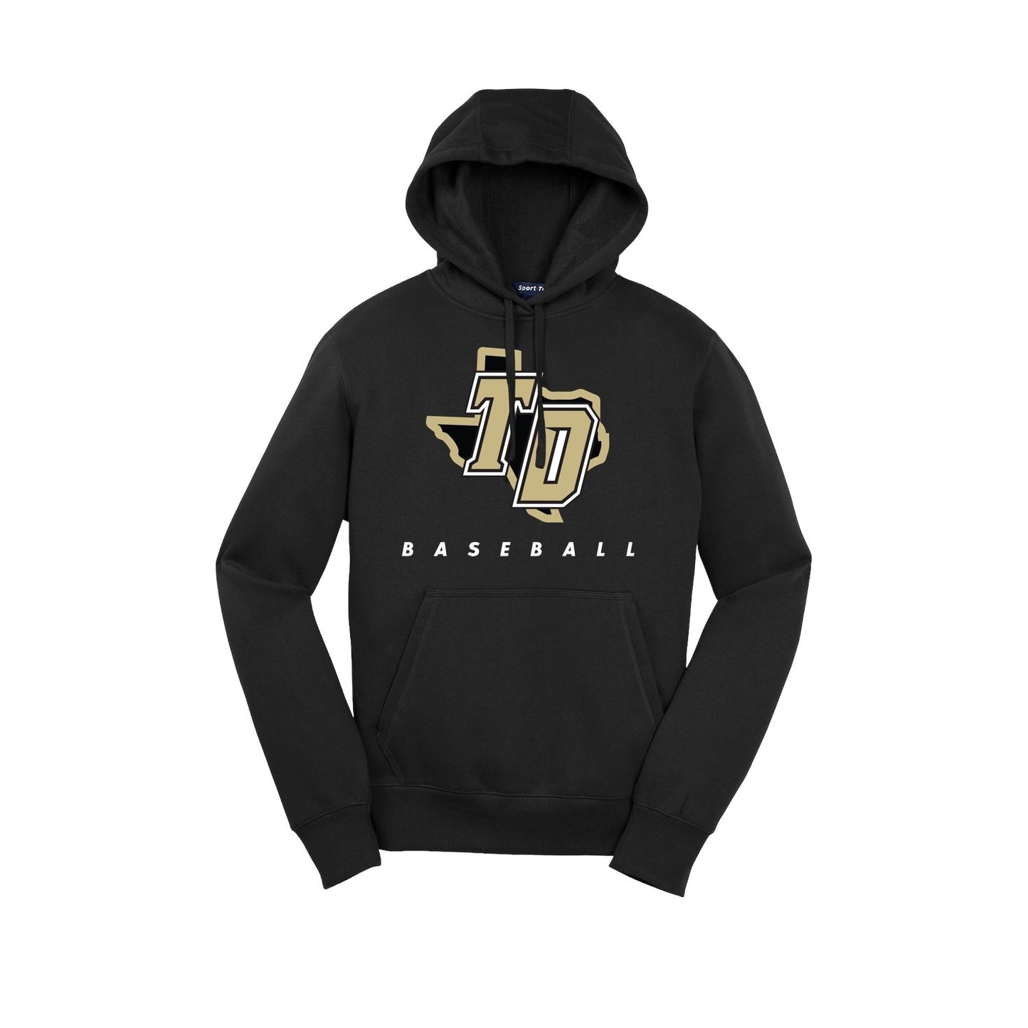 Texas Damage Cotton Blend Fleece Hoodie LS