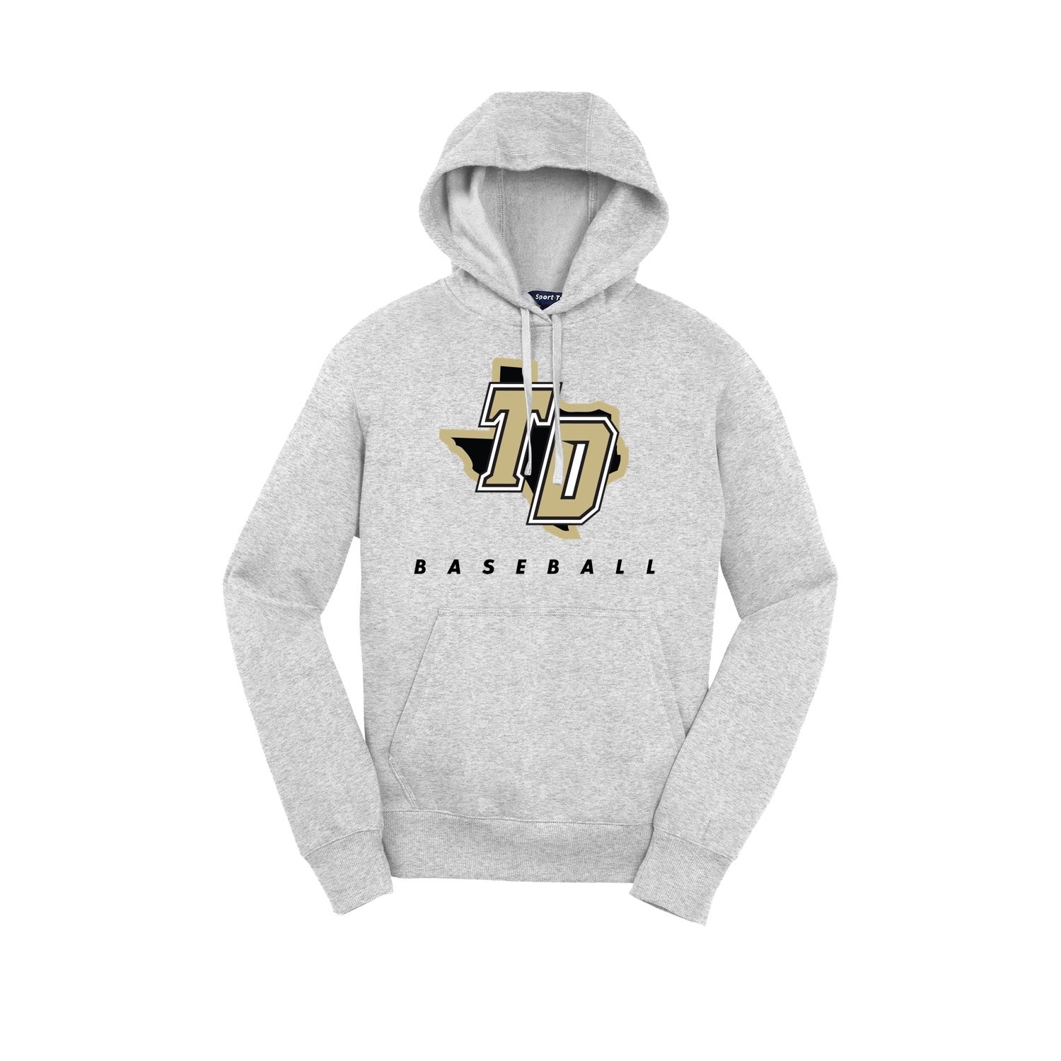 Texas Damage Cotton Blend Fleece Hoodie LS