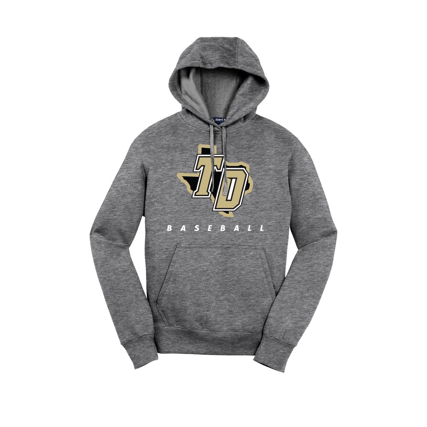 Texas Damage Cotton Blend Fleece Hoodie LS