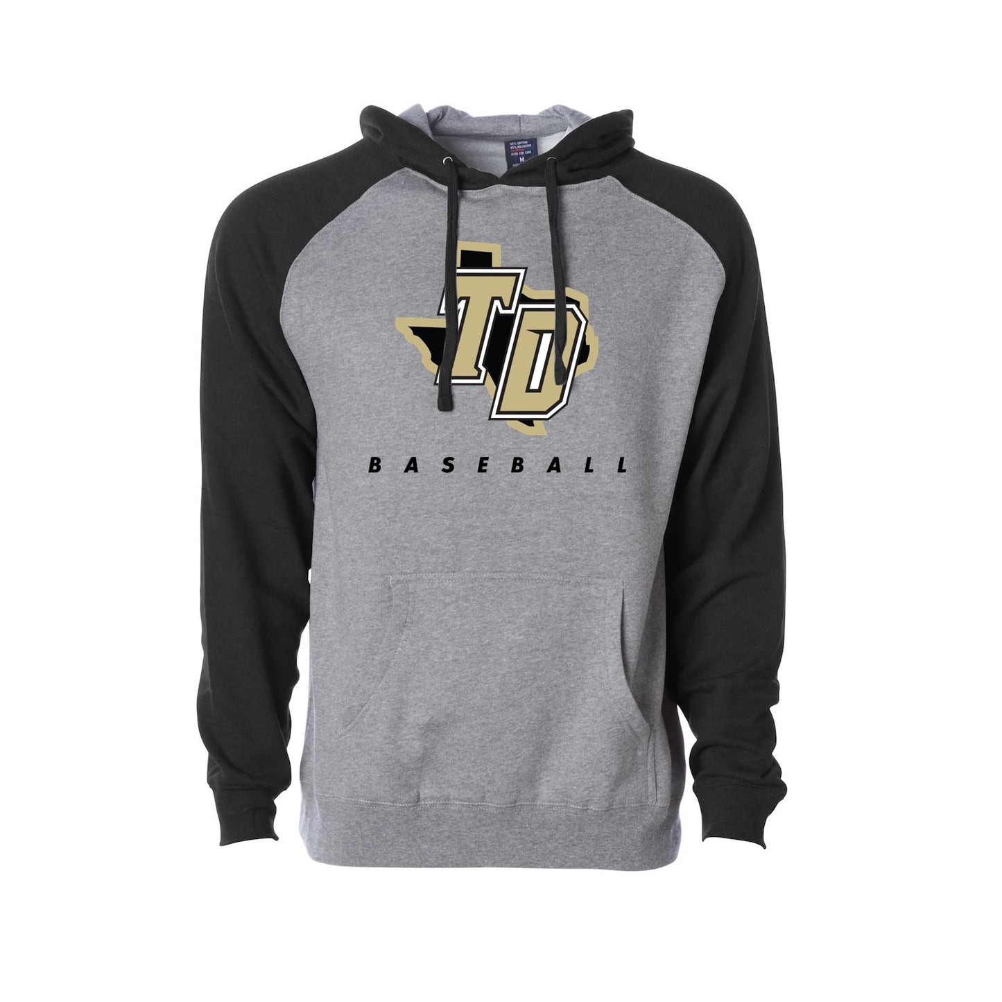 Texas Damage Cotton Blend Fleece Hoodie LS