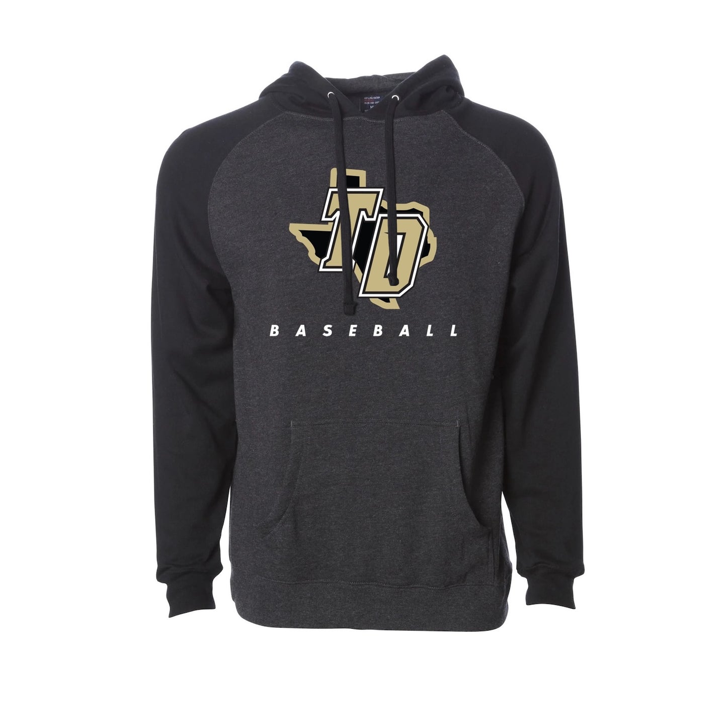 Texas Damage Cotton Blend Fleece Hoodie LS