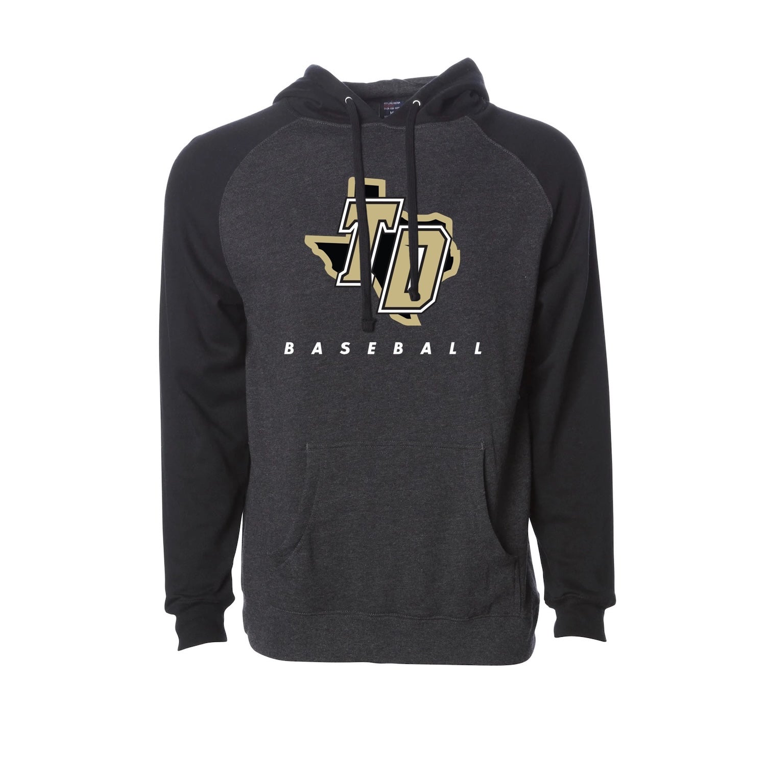 Texas Damage Cotton Blend Fleece Hoodie LS