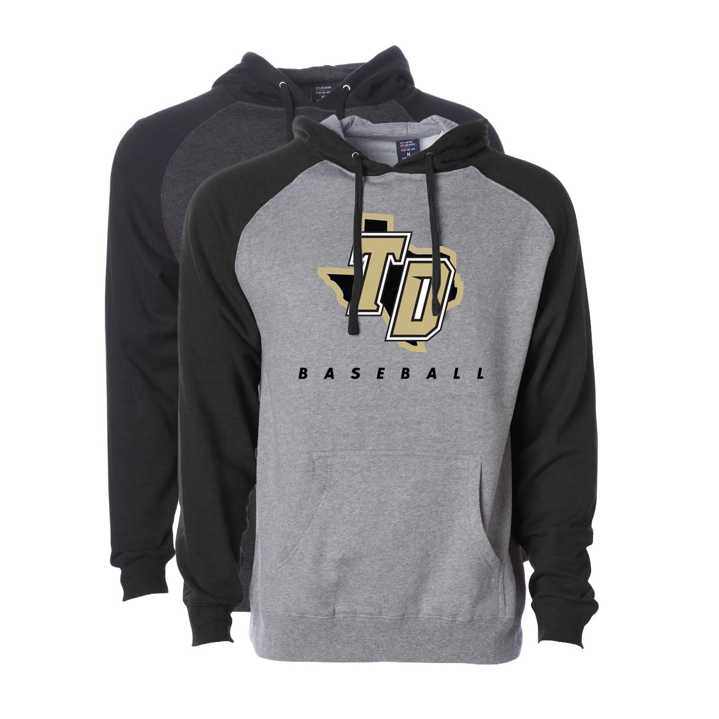 Texas Damage Cotton Blend Fleece Hoodie LS