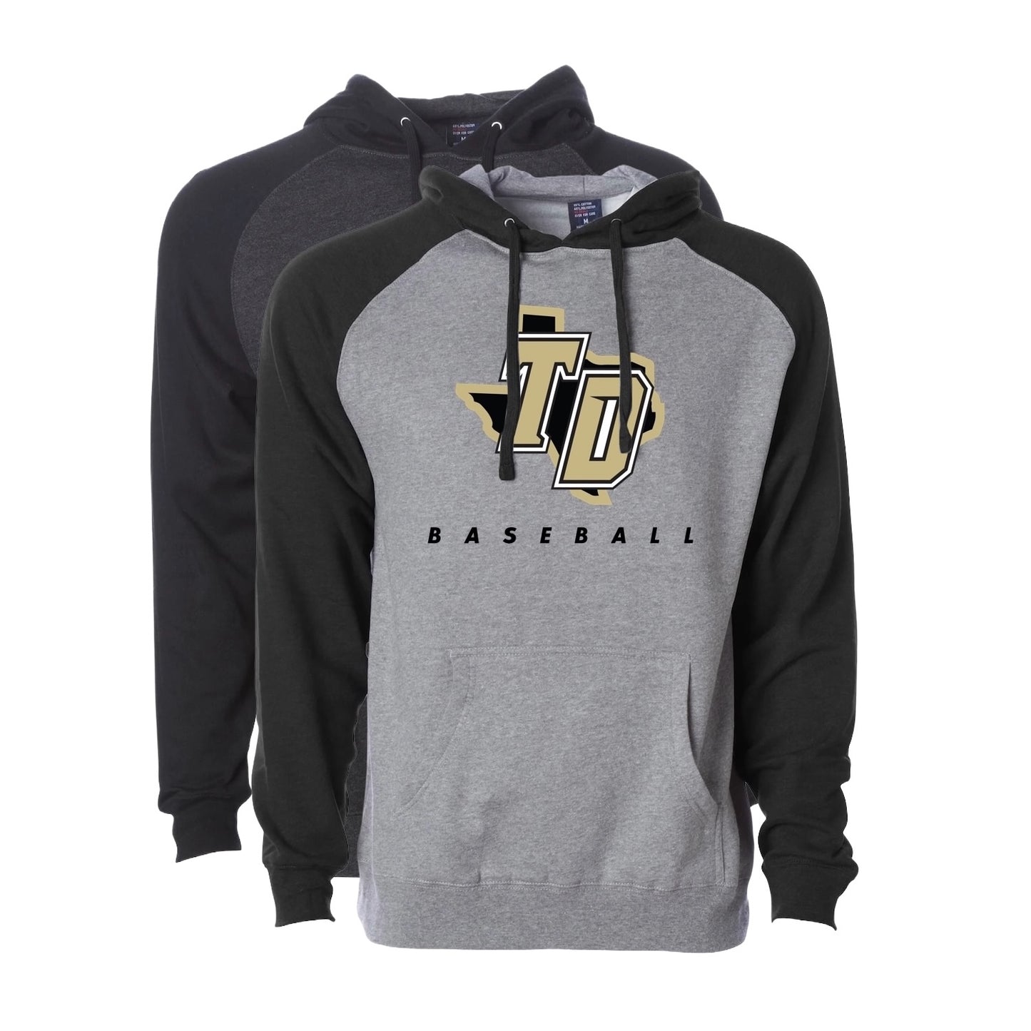 Texas Damage Cotton Blend Fleece Hoodie LS