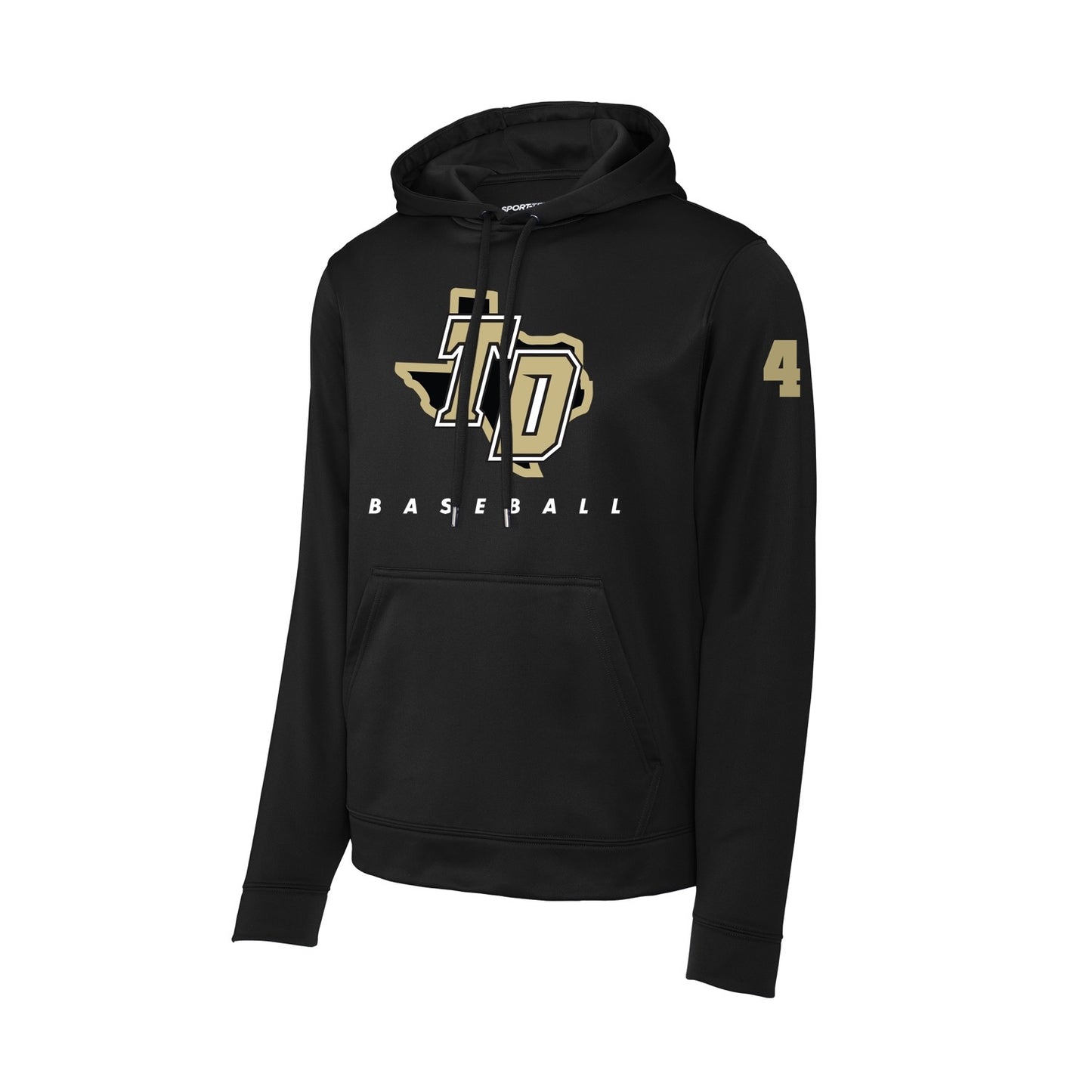 Texas Damage Player Fleece Hoodie LS