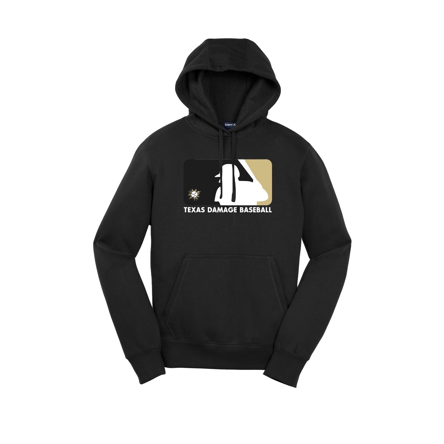 Texas Damage Cotton Blend Fleece Hoodie LS