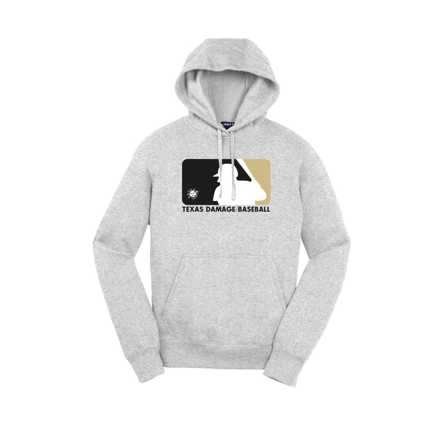 Texas Damage Cotton Blend Fleece Hoodie LS