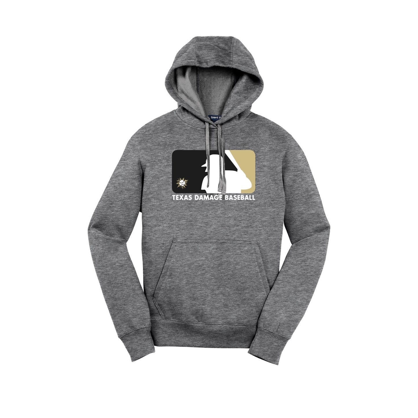Texas Damage Cotton Blend Fleece Hoodie LS