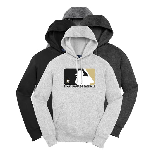 Texas Damage Cotton Blend Fleece Hoodie LS