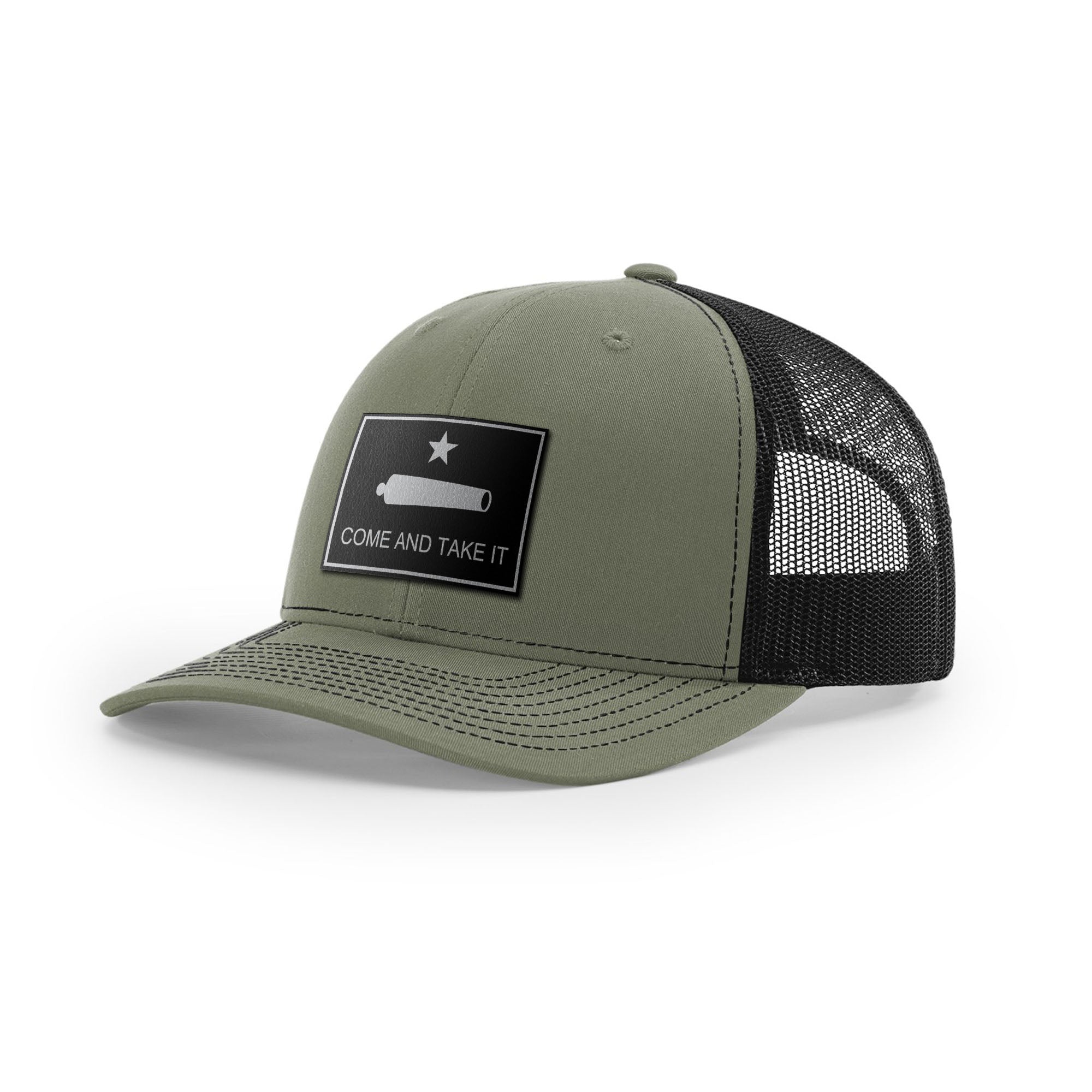 Come And Take It Cannon Trucker Hat - Black