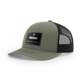 Come And Take It Cannon Trucker Hat - Black