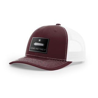 Come And Take It Cannon Trucker Hat - Black